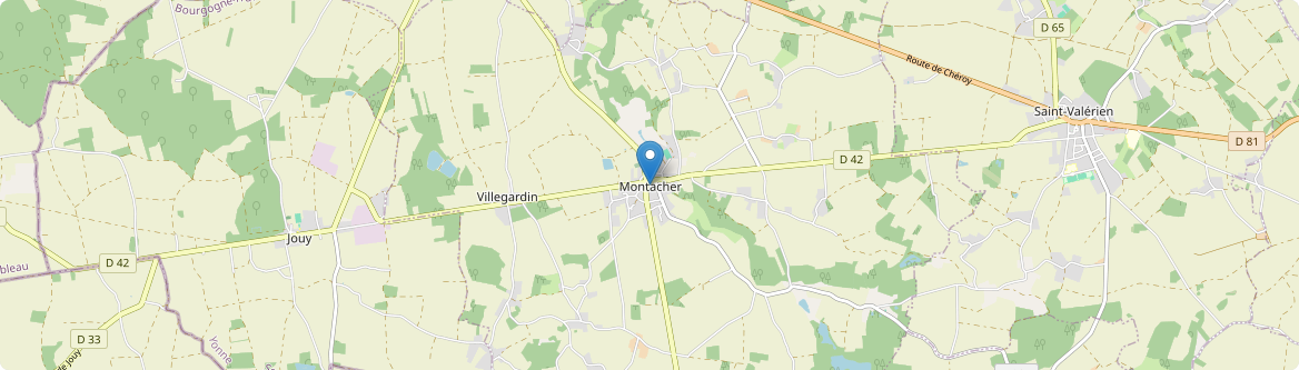 Montacher-Villegardin - Carte