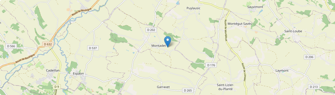 Montadet - Carte