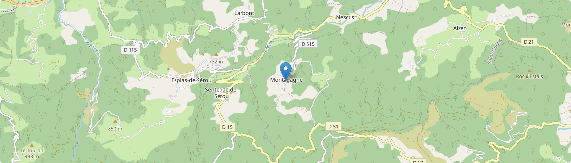Montagagne - Carte