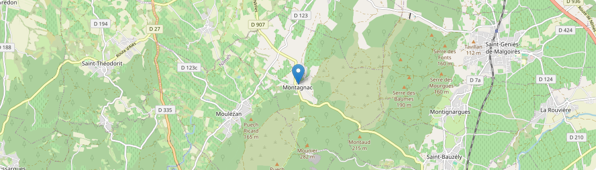 Montagnac - Carte