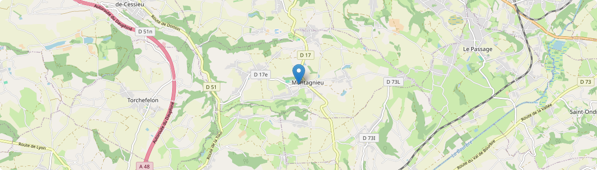 Montagnieu - Carte