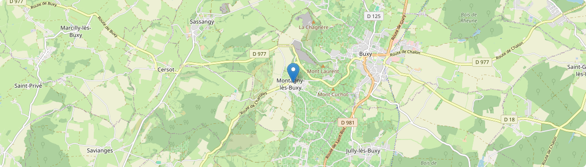 Montagny-lès-Buxy - Carte