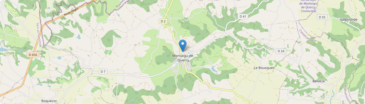 Montaigu-de-Quercy - Carte