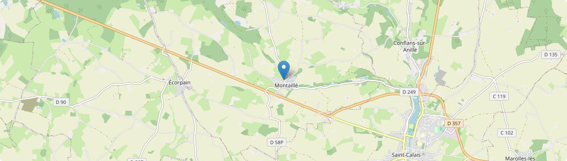 Montaillé - Carte