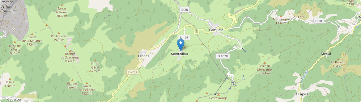 Montaillou - Carte