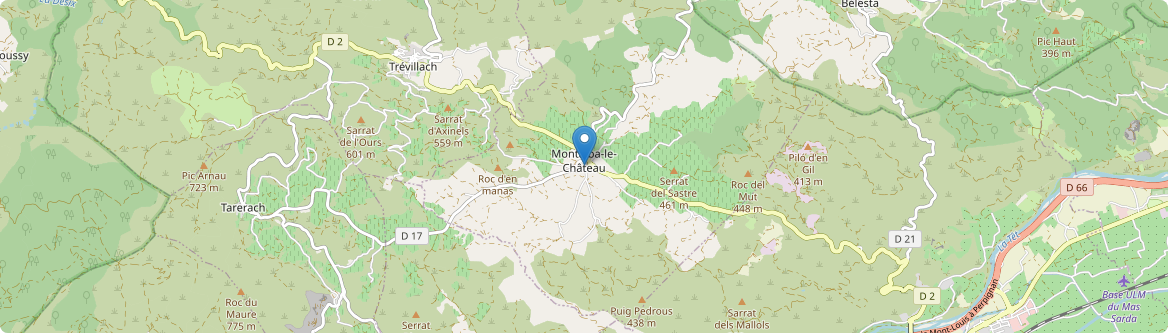 Montalba-le-Château - Carte