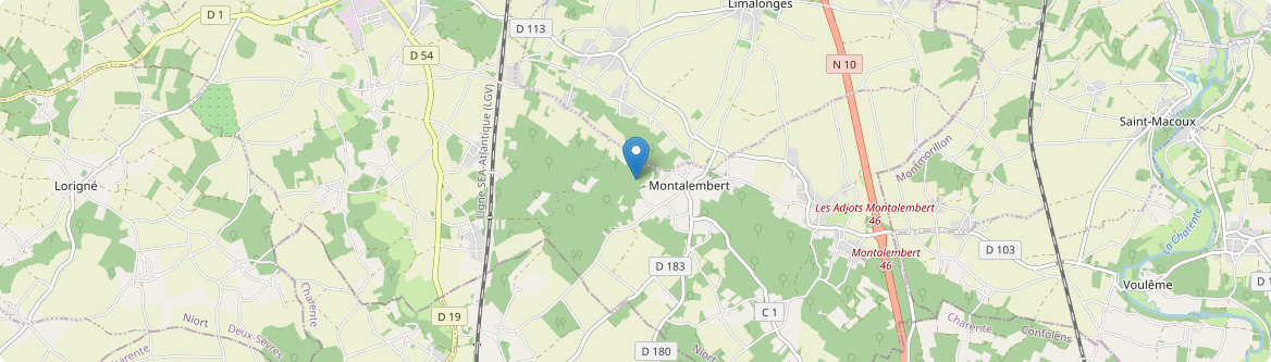 Montalembert - Carte