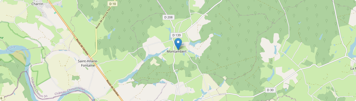 Montambert - Carte