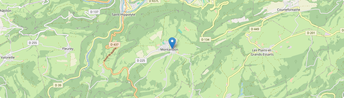 Montandon - Carte
