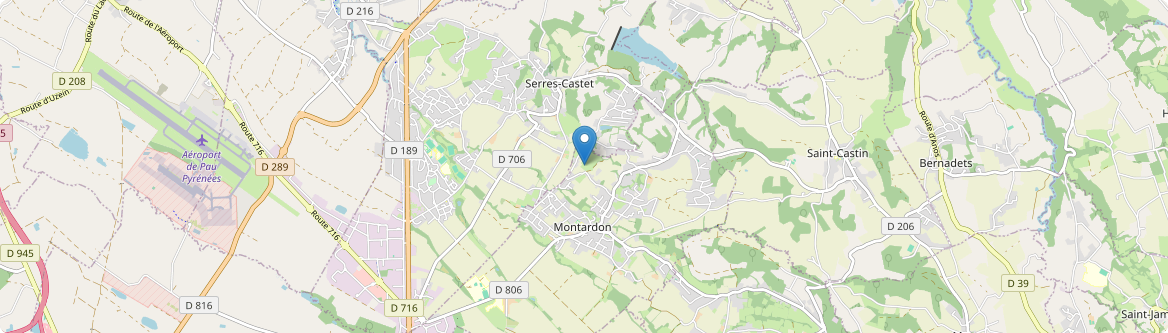 Montardon - Carte