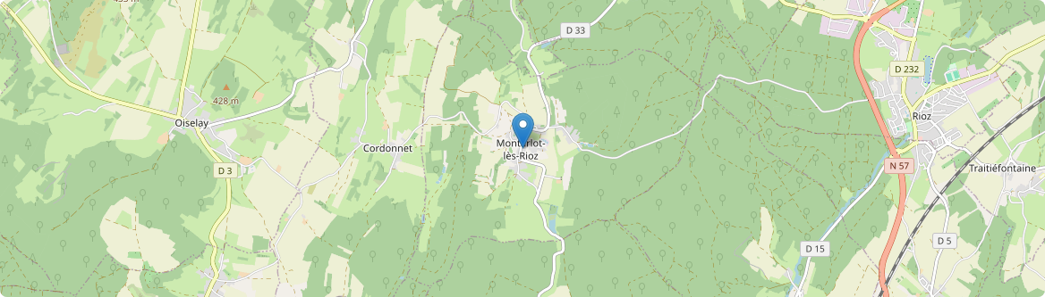 Montarlot-lès-Rioz - Carte