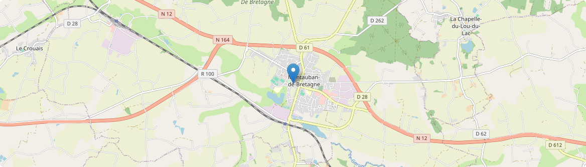 Montauban-de-Bretagne - Carte