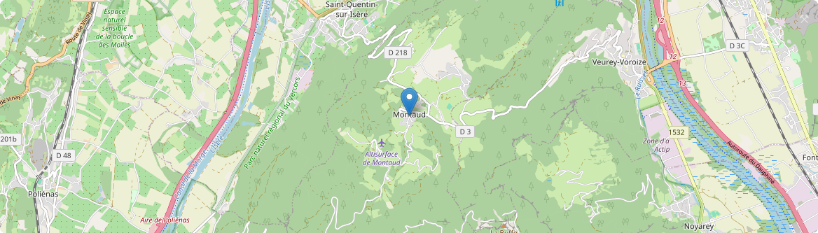 Montaud - Carte