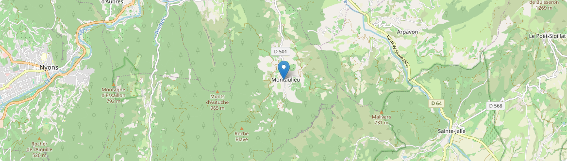 Montaulieu - Carte