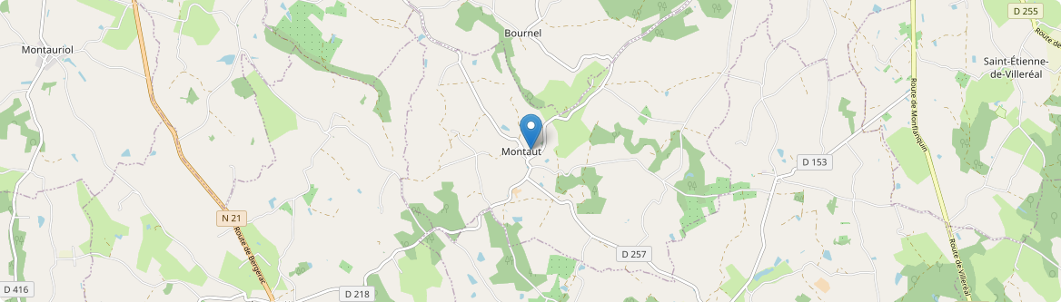 Montaut - Carte