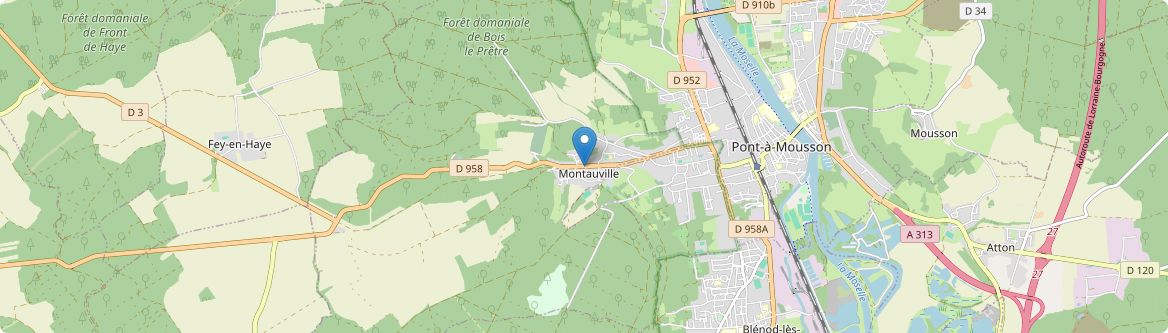 Montauville - Carte