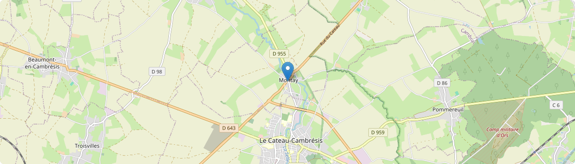 Montay - Carte