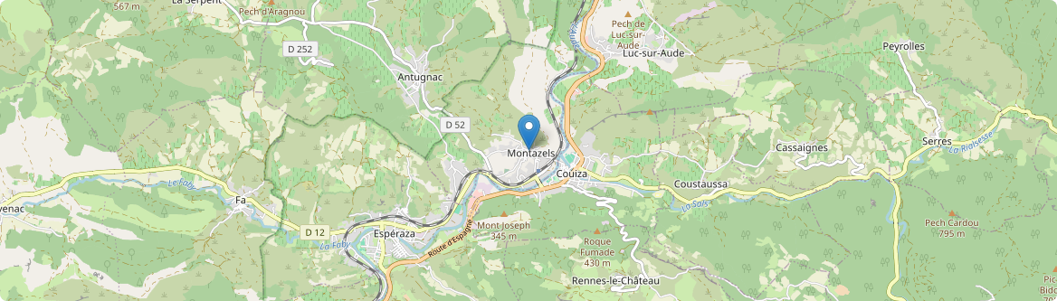 Montazels - Carte