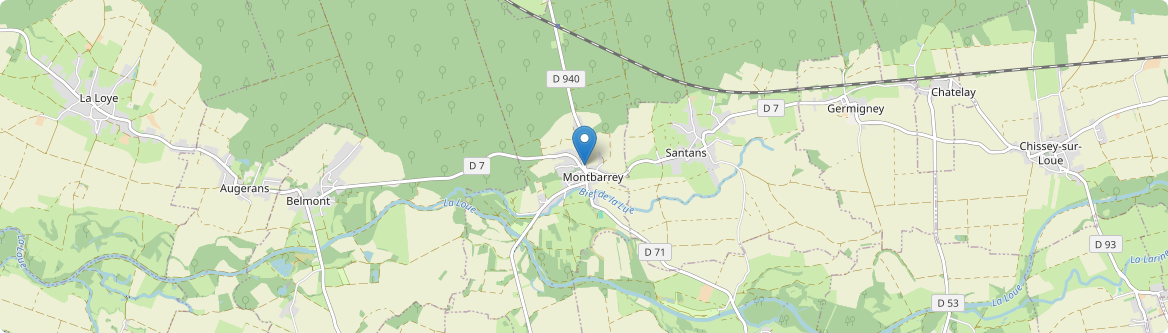 Montbarrey - Carte