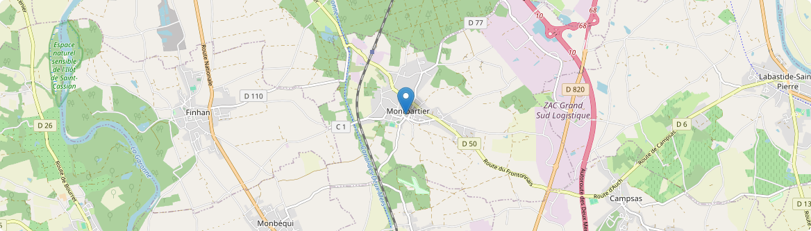 Montbartier - Carte