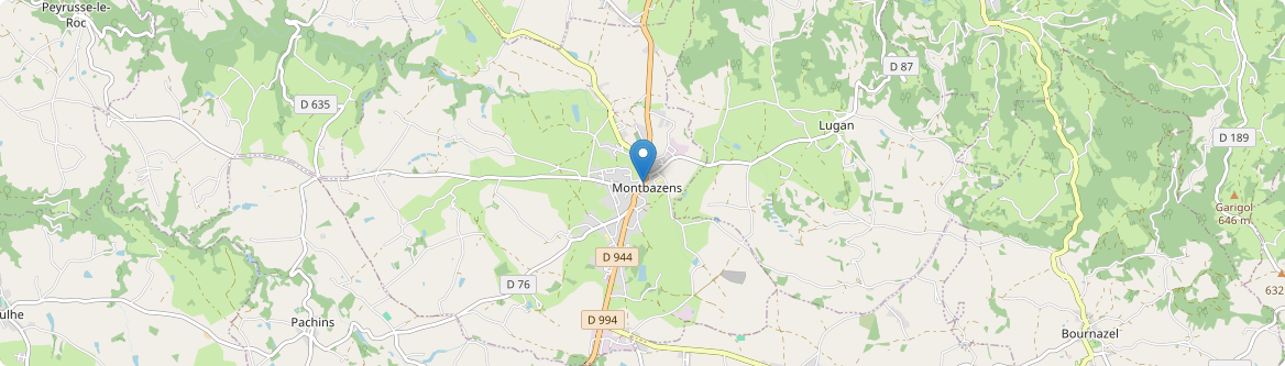 Montbazens - Carte