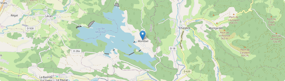Montbel - Carte