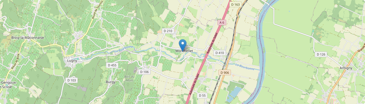 Montbellet - Carte