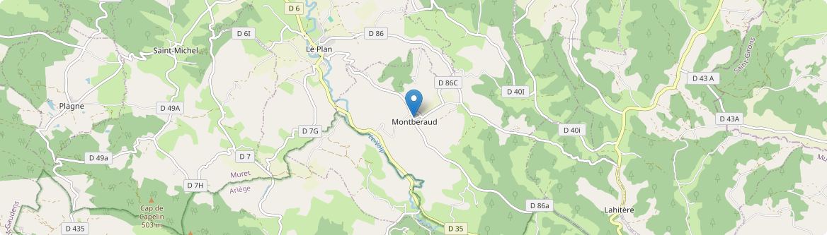 Montberaud - Carte