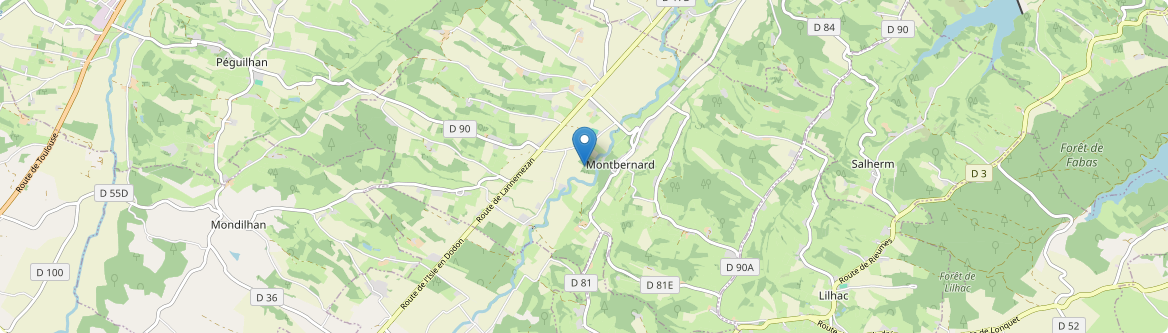 Montbernard - Carte