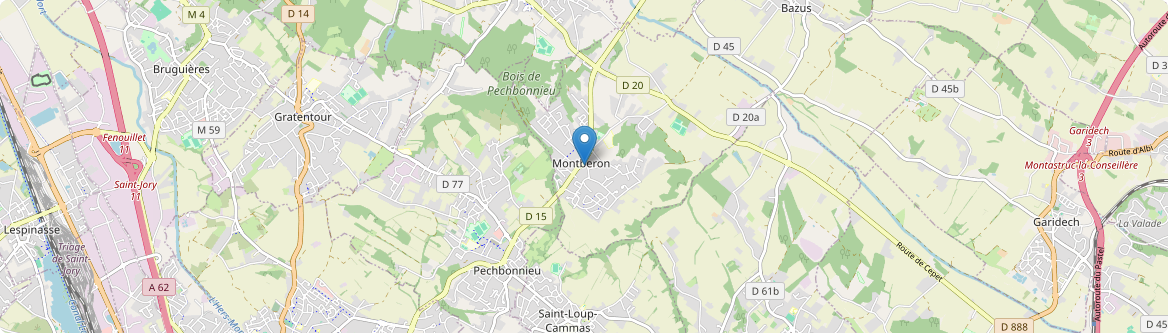 Montberon - Carte