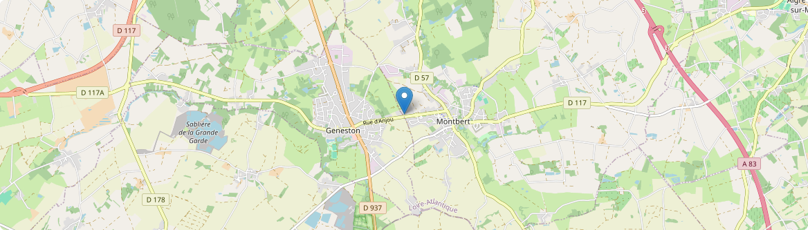Montbert - Carte