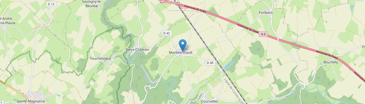 Montberthault - Carte
