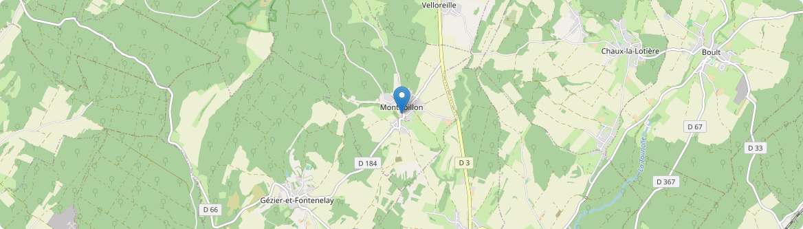 Montboillon - Carte