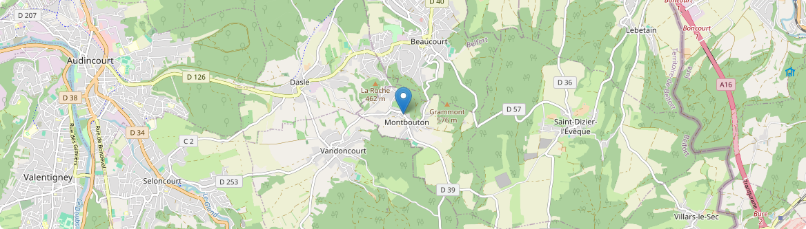 Montbouton - Carte