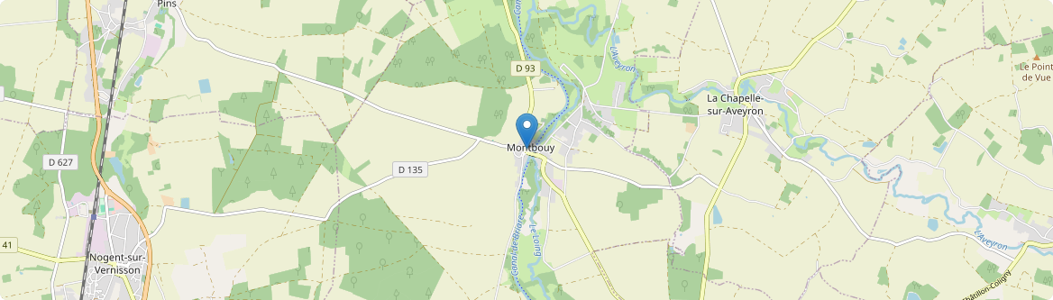Montbouy - Carte