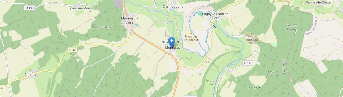 Montbras - Carte