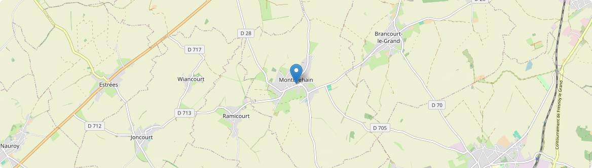 Montbrehain - Carte