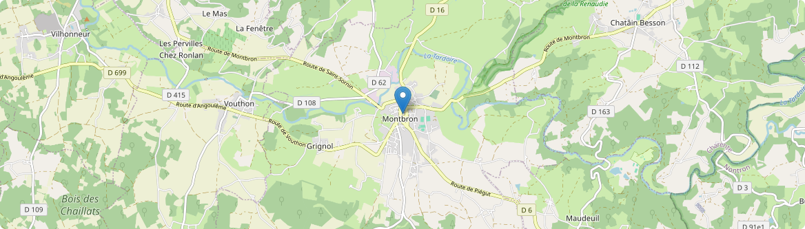 Montbron - Carte
