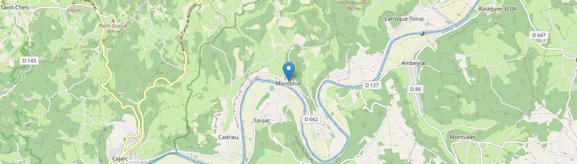 Montbrun - Carte