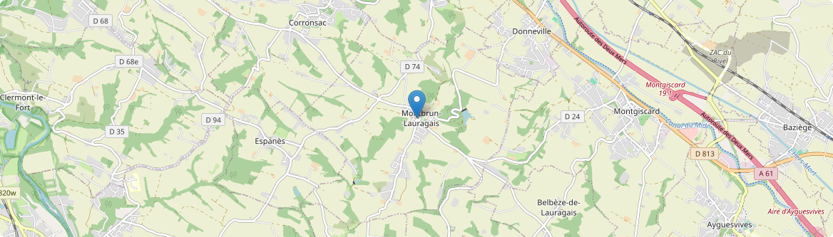 Montbrun-Lauragais - Carte