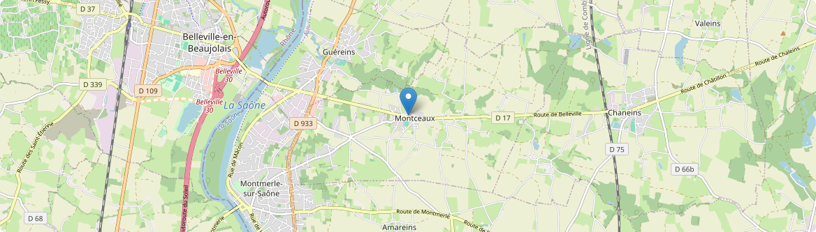 Montceaux - Carte