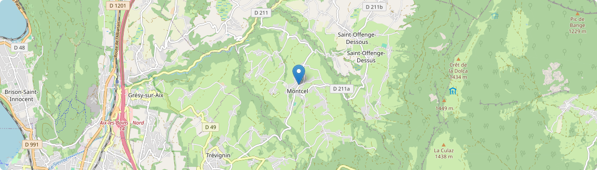 Montcel - Carte