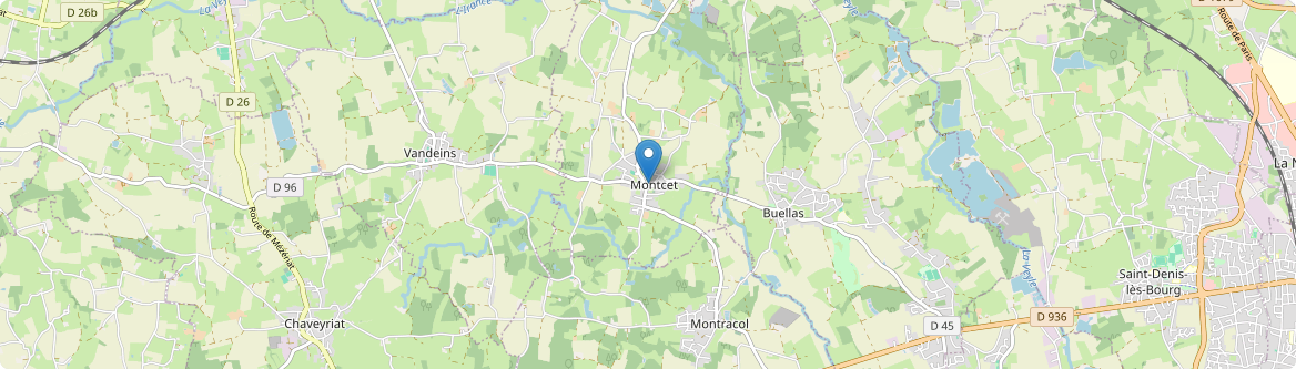 Montcet - Carte