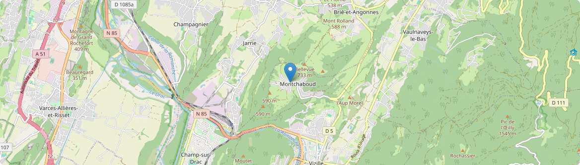 Montchaboud - Carte