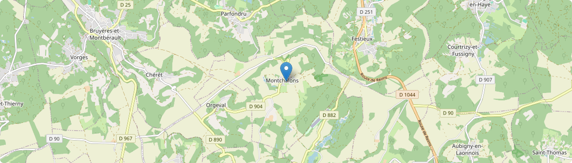 Montchâlons - Carte