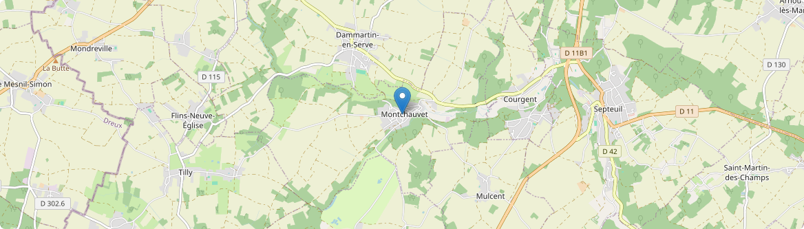 Montchauvet - Carte