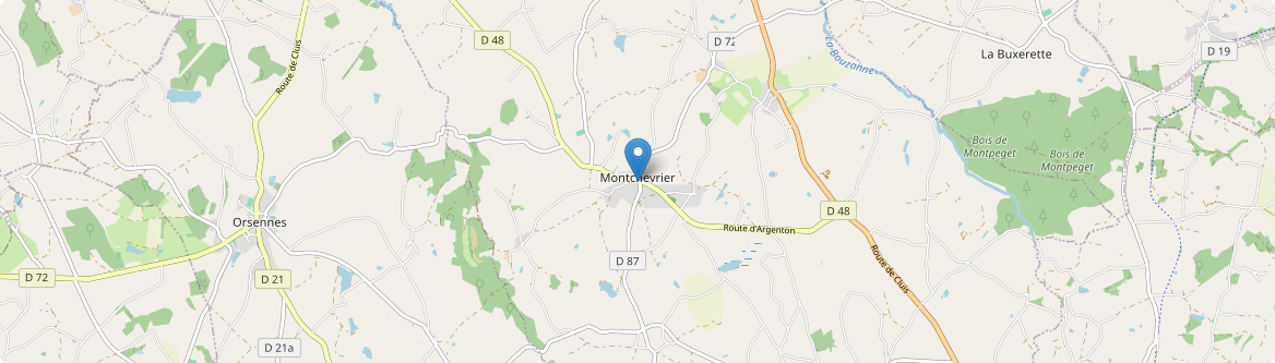 Montchevrier - Carte
