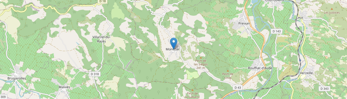 Montclar - Carte