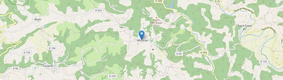 Montclar - Carte