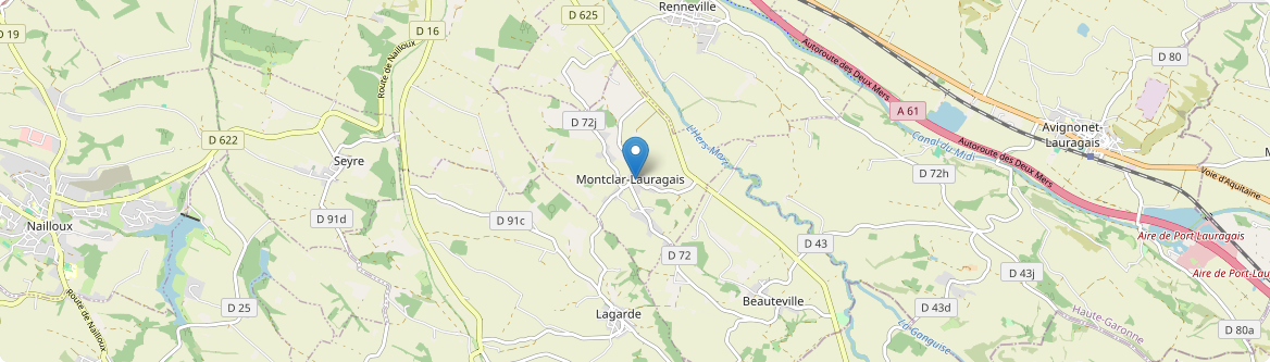 Montclar-Lauragais - Carte